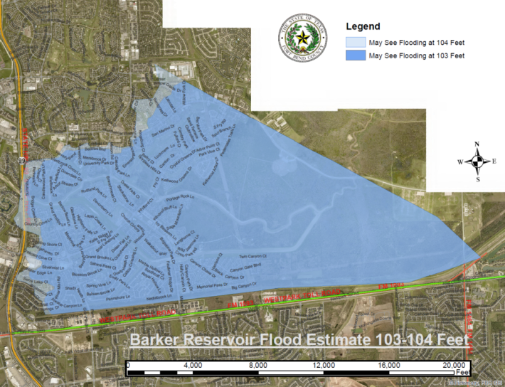 Advisory on Barker Reservoir Levels